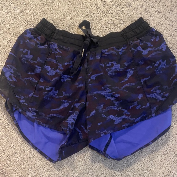 lululemon athletica Pants - ‼️RARE‼️ purple camo lululemon shorts!